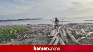 IMG_20260104_202414-300x169 Angin Kencang, Sampah dan Kayu Gelondongan Penuhi Pesisir Teluk Labuan